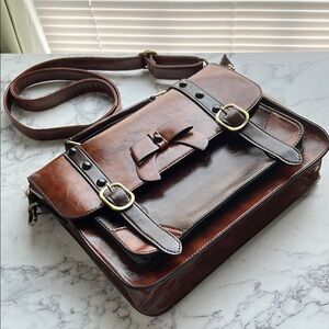 Vintage Crossbody Messenger Bag